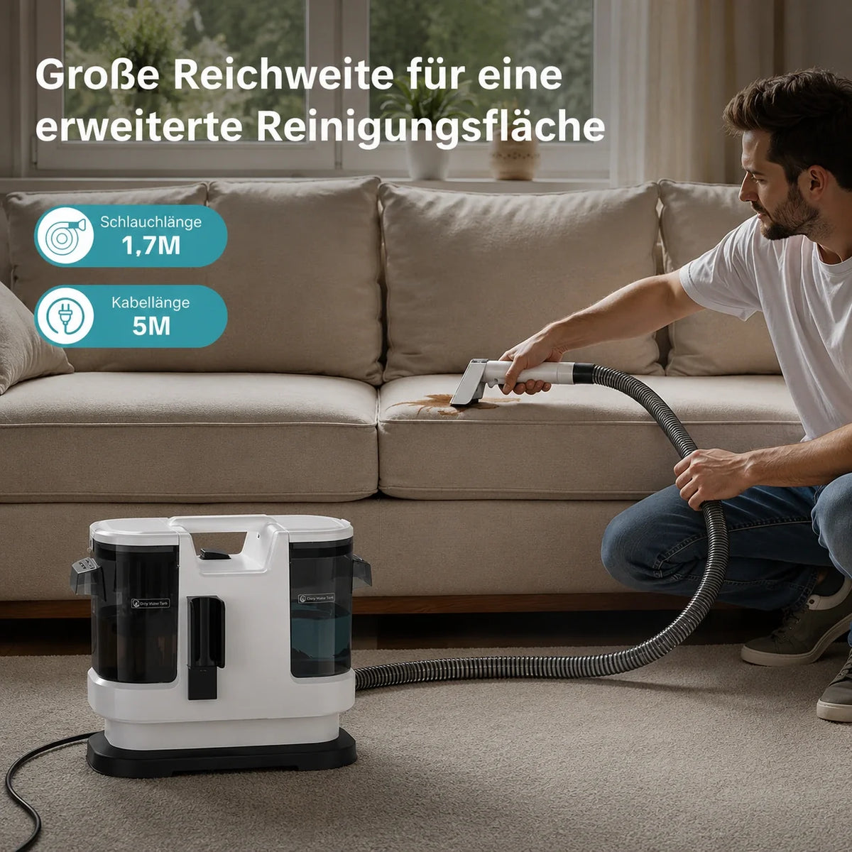 DampfHeld®️ Nasssauger 4-in-1
