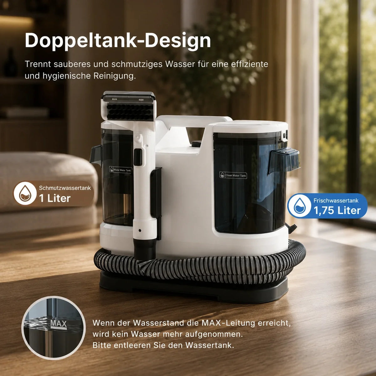 DampfHeld®️ Nasssauger 4-in-1